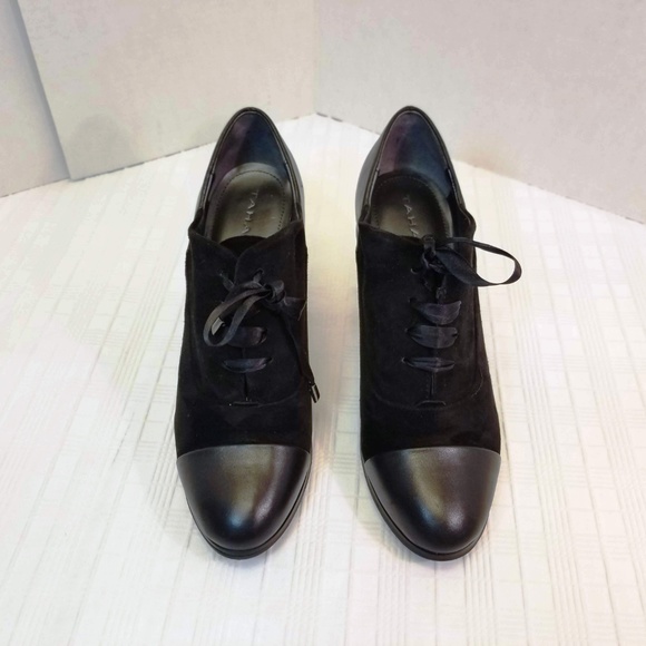 NWOB Tahari Travis Leather/Suede Ankle Boots 7.5M - Picture 3 of 8